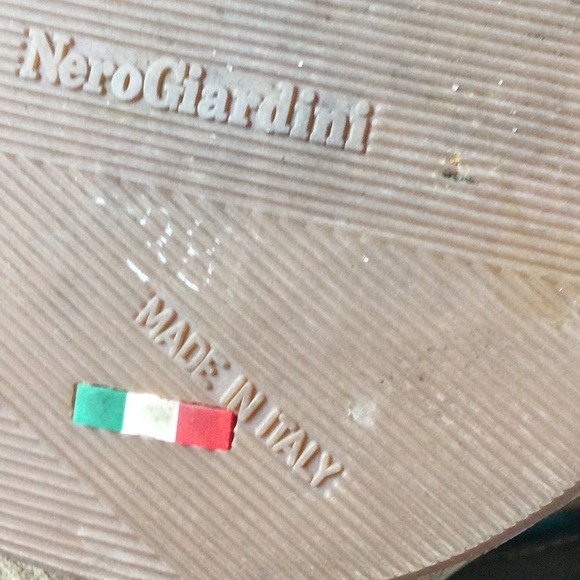 Nero Gardini tan platform heeled sandals in 38 - Picture 7 of 7